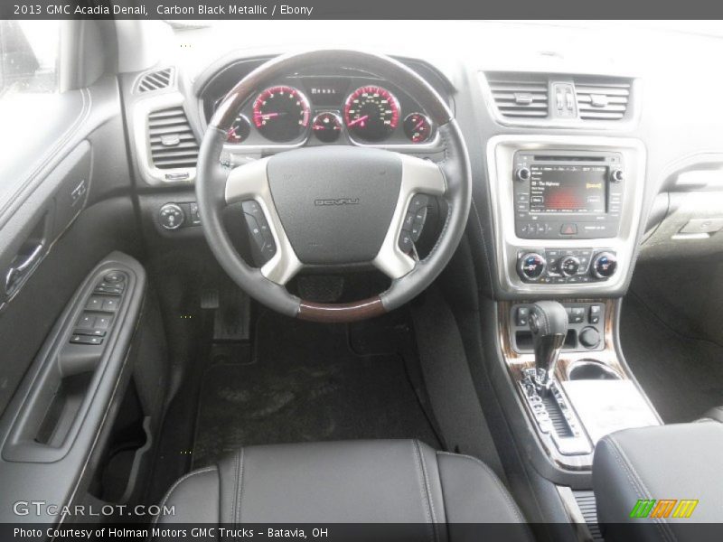 Carbon Black Metallic / Ebony 2013 GMC Acadia Denali