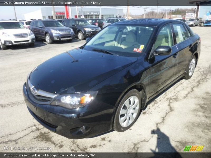 Front 3/4 View of 2010 Impreza 2.5i Sedan
