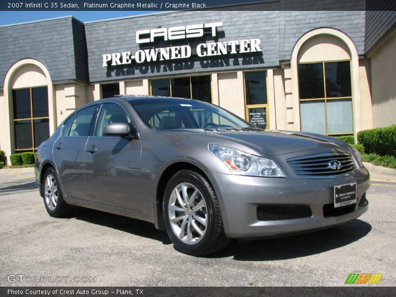 Platinum Graphite Metallic / Graphite Black 2007 Infiniti G 35 Sedan