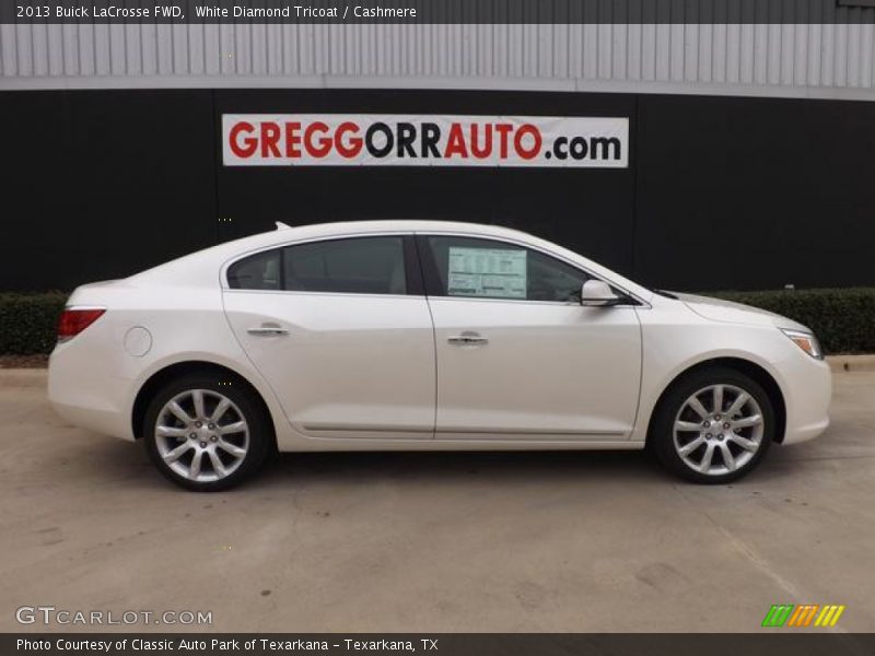 White Diamond Tricoat / Cashmere 2013 Buick LaCrosse FWD