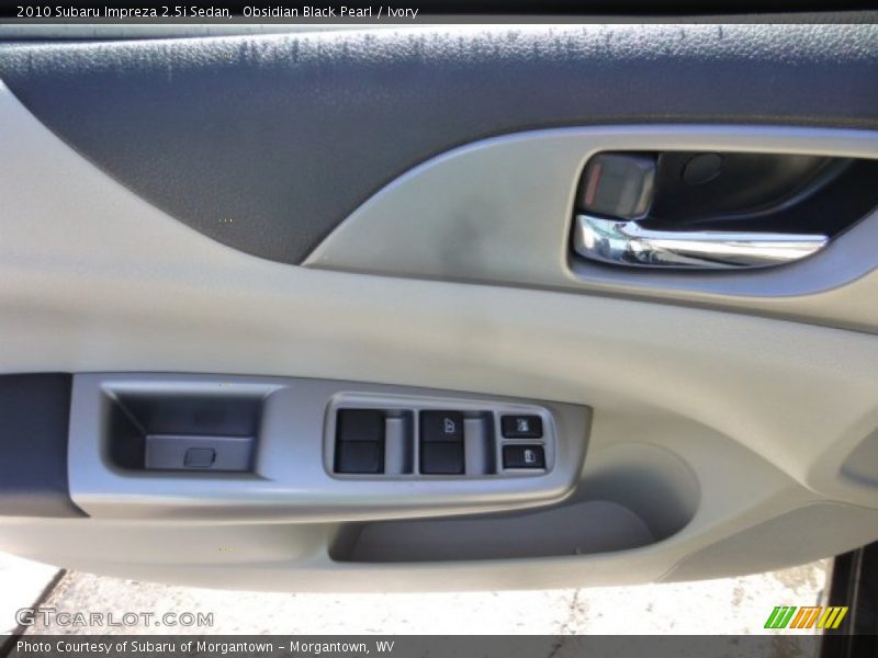 Obsidian Black Pearl / Ivory 2010 Subaru Impreza 2.5i Sedan