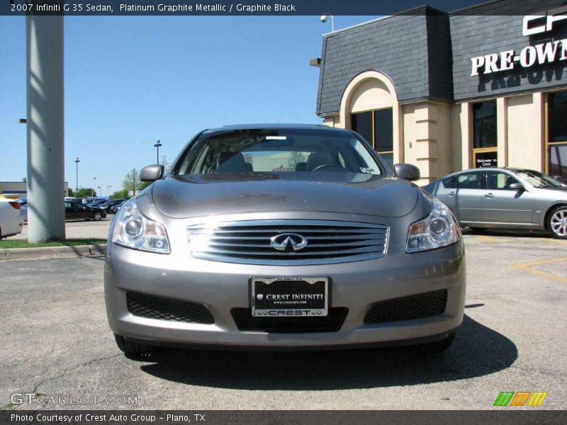 Platinum Graphite Metallic / Graphite Black 2007 Infiniti G 35 Sedan