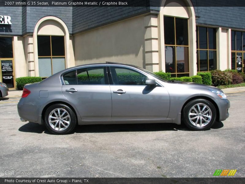 Platinum Graphite Metallic / Graphite Black 2007 Infiniti G 35 Sedan