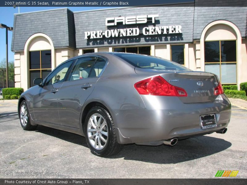 Platinum Graphite Metallic / Graphite Black 2007 Infiniti G 35 Sedan