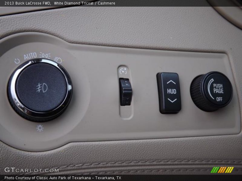 Controls of 2013 LaCrosse FWD