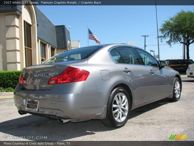 Platinum Graphite Metallic / Graphite Black 2007 Infiniti G 35 Sedan