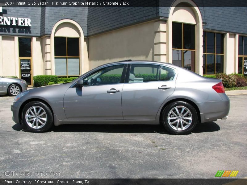 Platinum Graphite Metallic / Graphite Black 2007 Infiniti G 35 Sedan