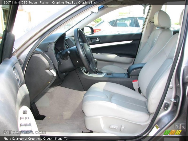 Platinum Graphite Metallic / Graphite Black 2007 Infiniti G 35 Sedan