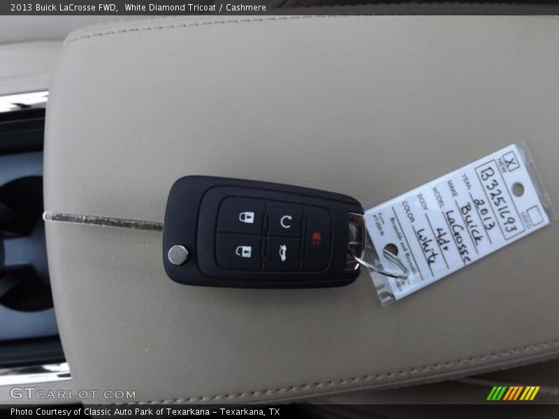 Keys of 2013 LaCrosse FWD