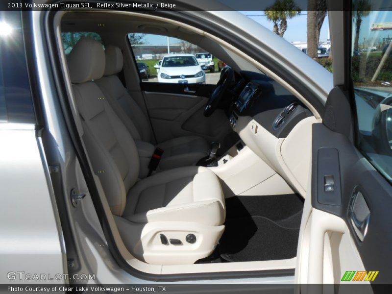 Reflex Silver Metallic / Beige 2013 Volkswagen Tiguan SEL