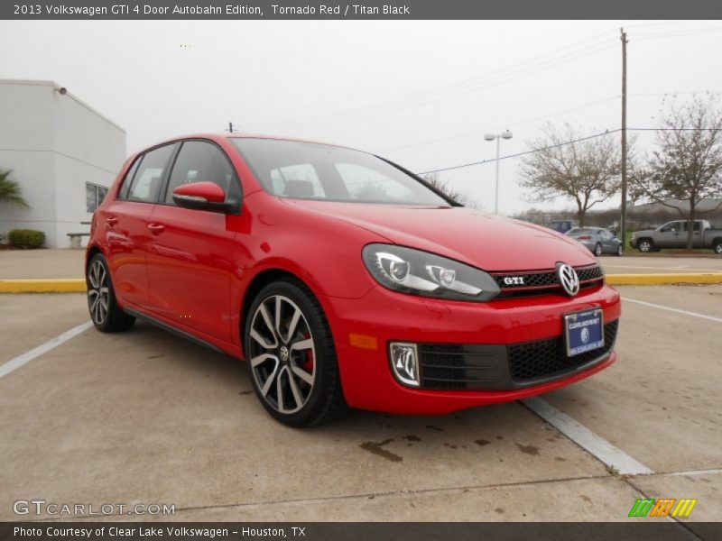 Tornado Red / Titan Black 2013 Volkswagen GTI 4 Door Autobahn Edition
