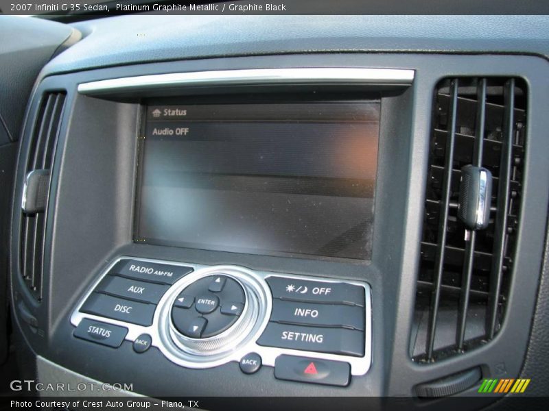Platinum Graphite Metallic / Graphite Black 2007 Infiniti G 35 Sedan