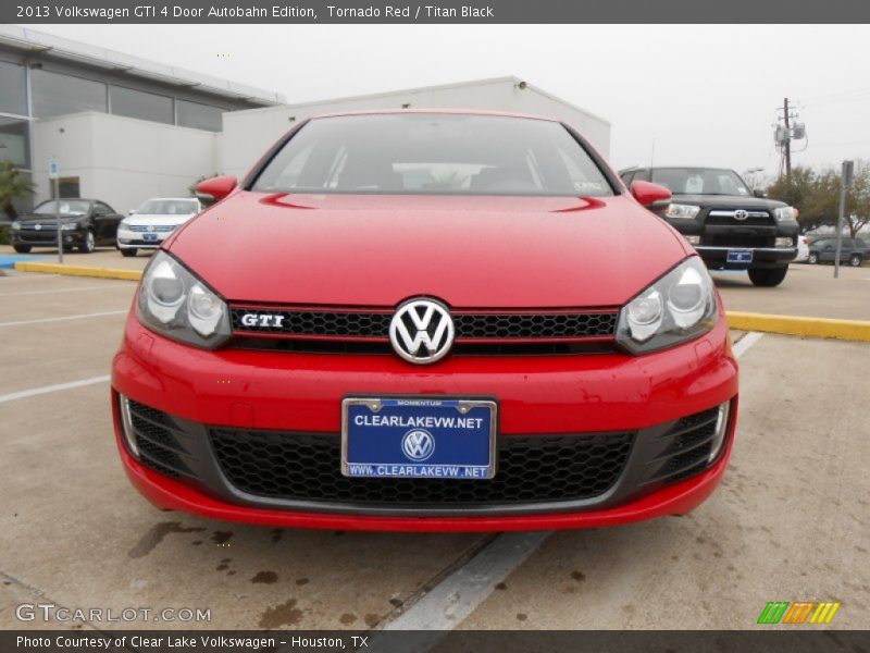 Tornado Red / Titan Black 2013 Volkswagen GTI 4 Door Autobahn Edition