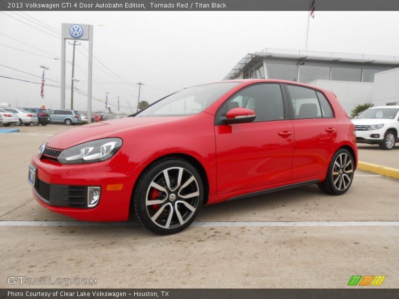 Tornado Red / Titan Black 2013 Volkswagen GTI 4 Door Autobahn Edition