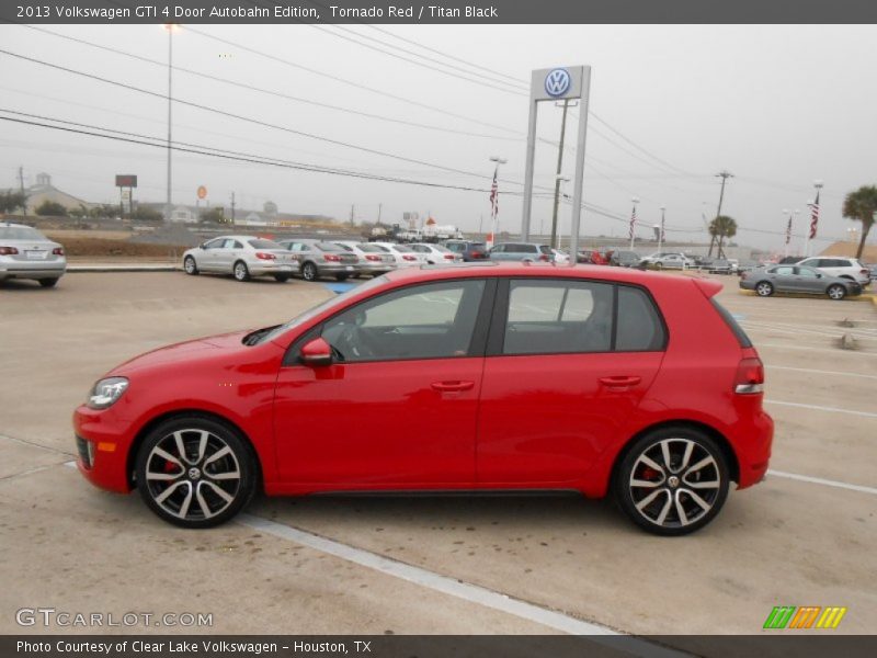 Tornado Red / Titan Black 2013 Volkswagen GTI 4 Door Autobahn Edition