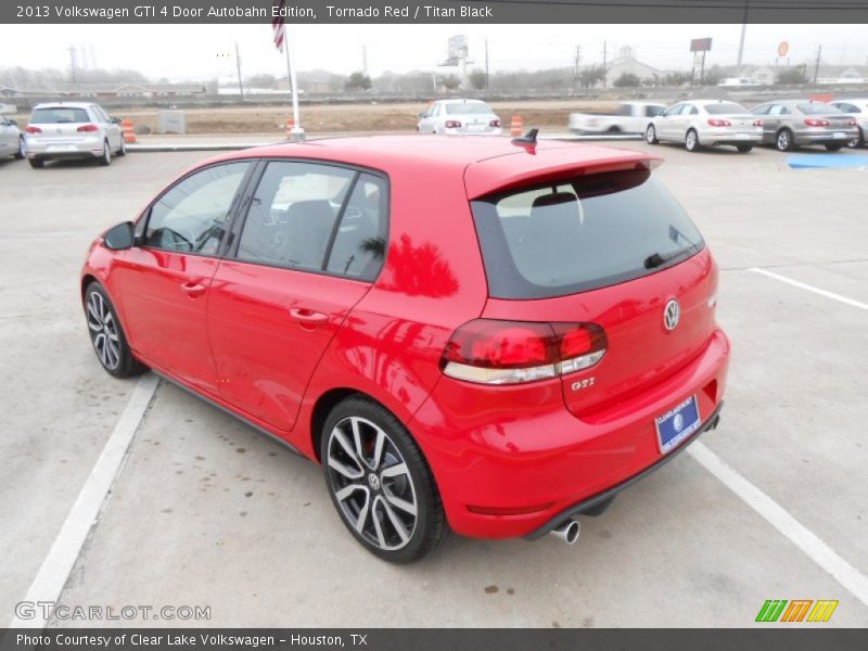Tornado Red / Titan Black 2013 Volkswagen GTI 4 Door Autobahn Edition