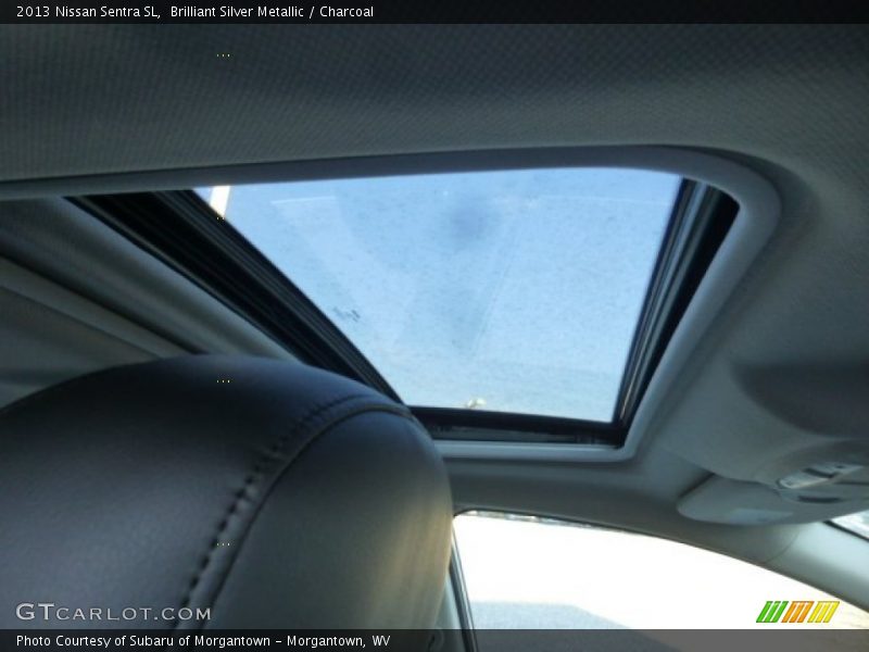 Brilliant Silver Metallic / Charcoal 2013 Nissan Sentra SL