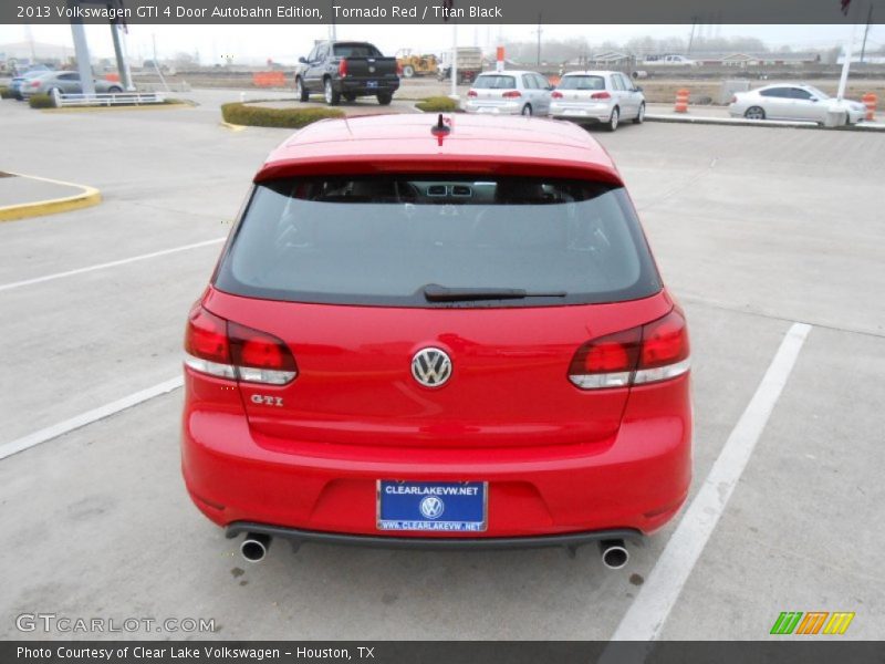 Tornado Red / Titan Black 2013 Volkswagen GTI 4 Door Autobahn Edition