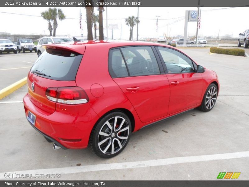 Tornado Red / Titan Black 2013 Volkswagen GTI 4 Door Autobahn Edition