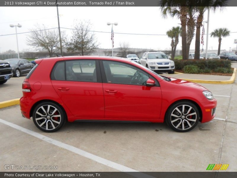 Tornado Red / Titan Black 2013 Volkswagen GTI 4 Door Autobahn Edition