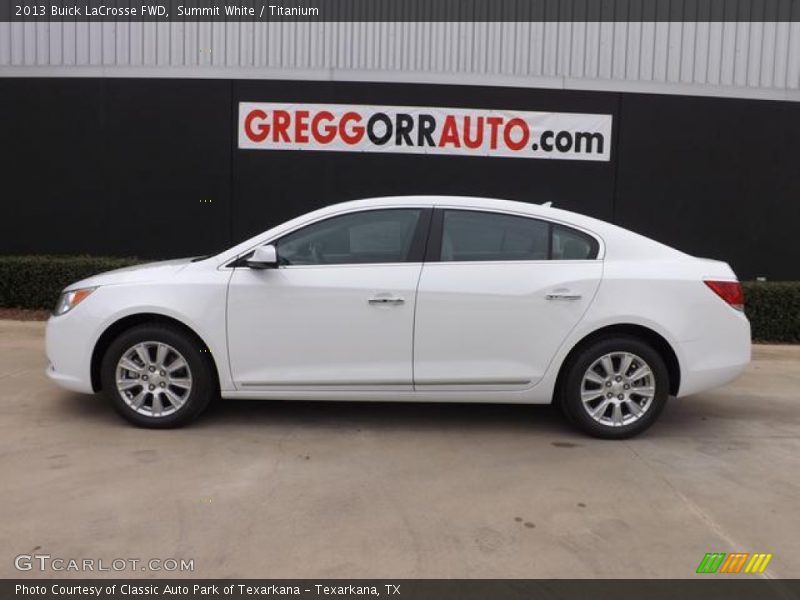 Summit White / Titanium 2013 Buick LaCrosse FWD