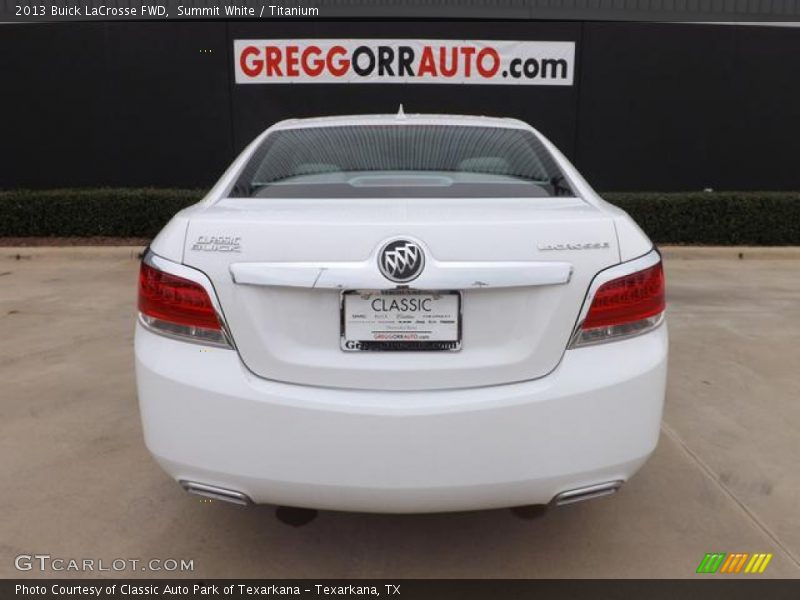 Summit White / Titanium 2013 Buick LaCrosse FWD