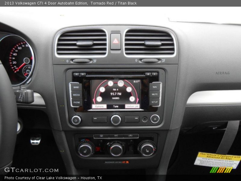 Tornado Red / Titan Black 2013 Volkswagen GTI 4 Door Autobahn Edition