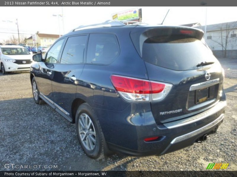 Arctic Blue Metallic / Almond 2013 Nissan Pathfinder SL 4x4