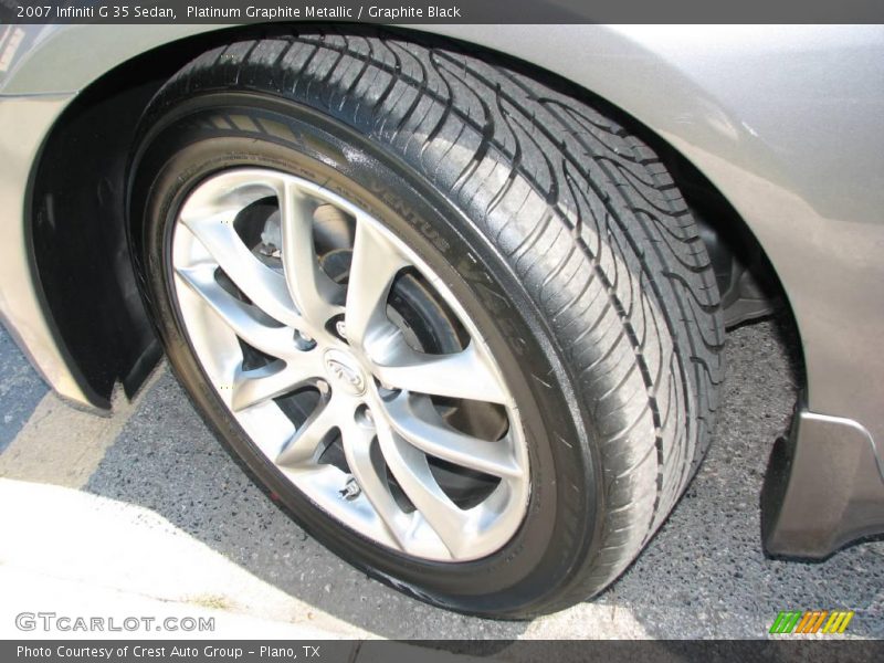 Platinum Graphite Metallic / Graphite Black 2007 Infiniti G 35 Sedan