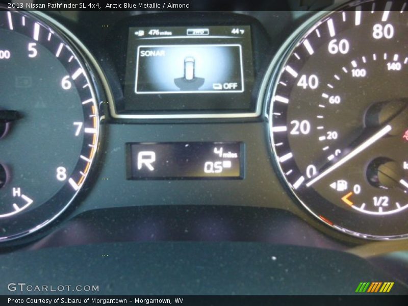 Arctic Blue Metallic / Almond 2013 Nissan Pathfinder SL 4x4