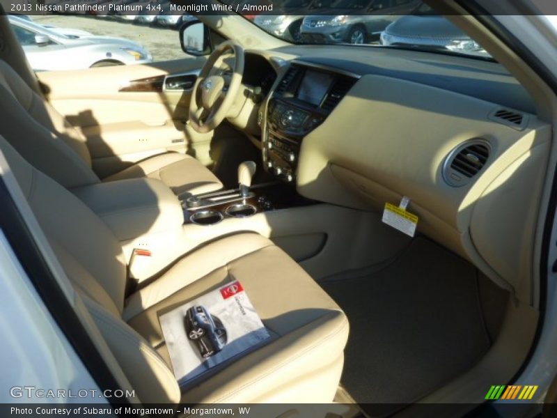 Moonlight White / Almond 2013 Nissan Pathfinder Platinum 4x4