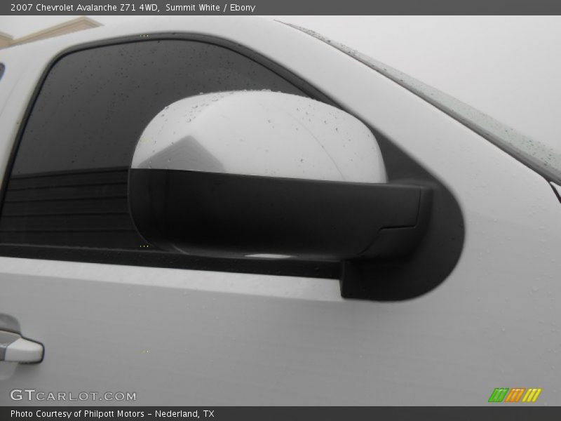 Summit White / Ebony 2007 Chevrolet Avalanche Z71 4WD