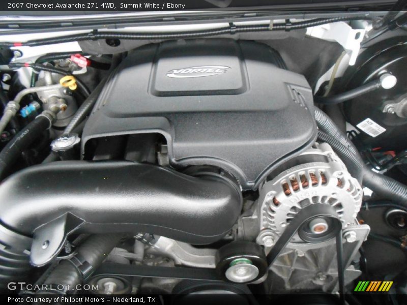 Summit White / Ebony 2007 Chevrolet Avalanche Z71 4WD