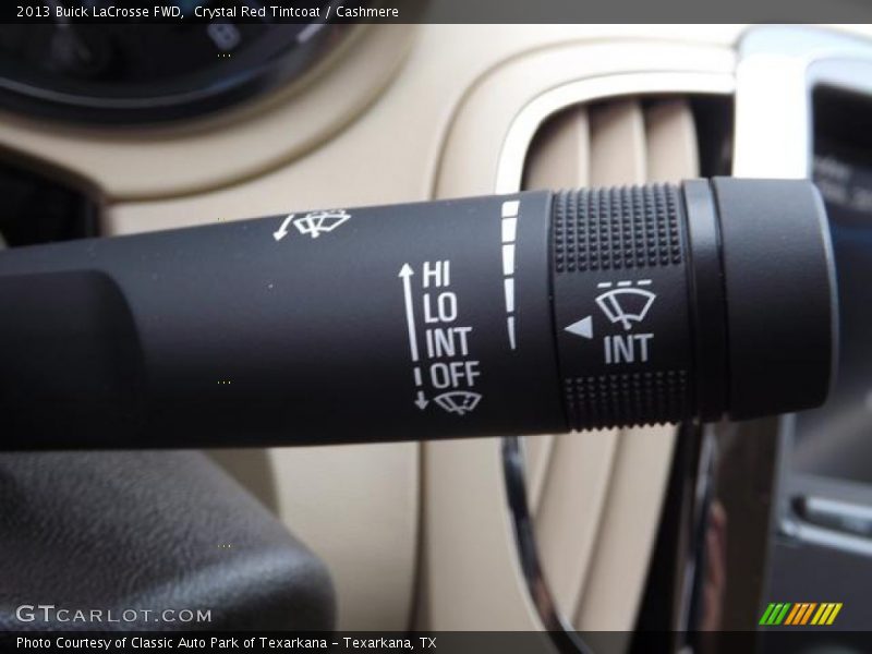 Controls of 2013 LaCrosse FWD