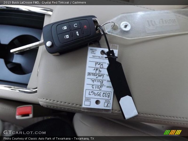 Keys of 2013 LaCrosse FWD