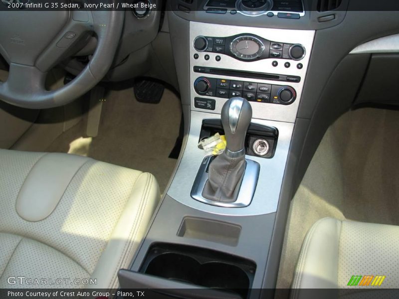 Ivory Pearl / Wheat Beige 2007 Infiniti G 35 Sedan