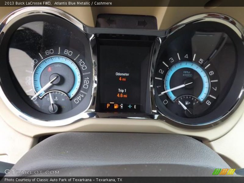 Atlantis Blue Metallic / Cashmere 2013 Buick LaCrosse FWD