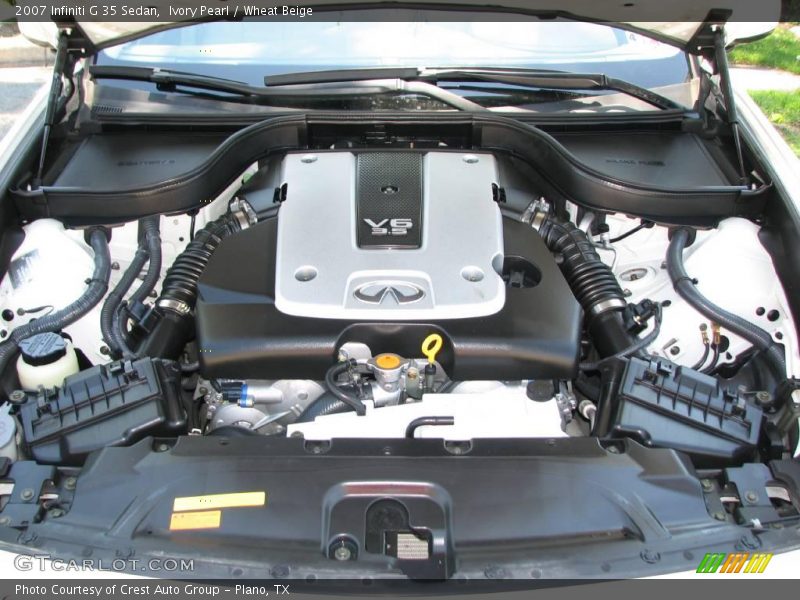 Ivory Pearl / Wheat Beige 2007 Infiniti G 35 Sedan