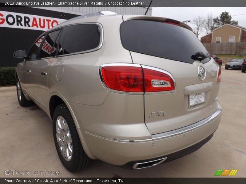 Champagne Silver Metallic / Choccachino Leather 2013 Buick Enclave Leather
