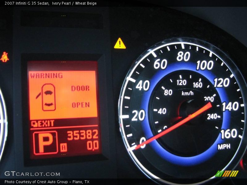 Ivory Pearl / Wheat Beige 2007 Infiniti G 35 Sedan