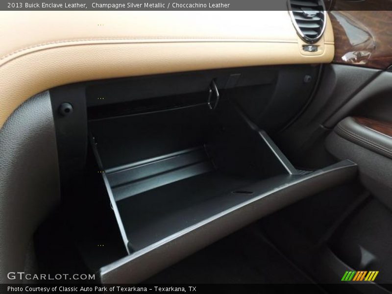 Champagne Silver Metallic / Choccachino Leather 2013 Buick Enclave Leather