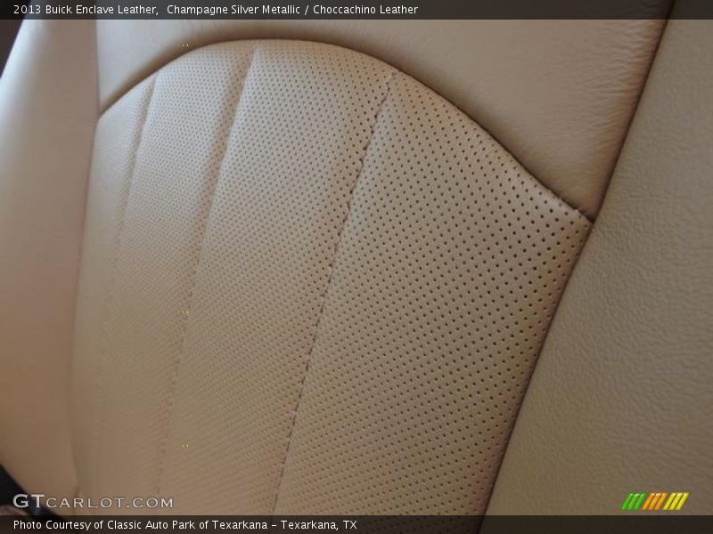 Champagne Silver Metallic / Choccachino Leather 2013 Buick Enclave Leather