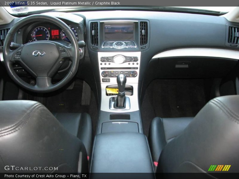 Liquid Platinum Metallic / Graphite Black 2007 Infiniti G 35 Sedan