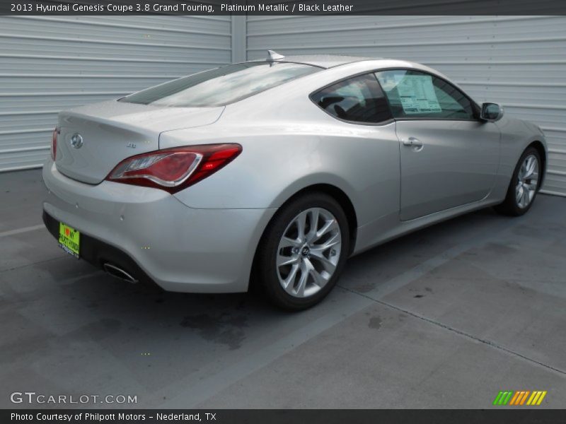 Platinum Metallic / Black Leather 2013 Hyundai Genesis Coupe 3.8 Grand Touring