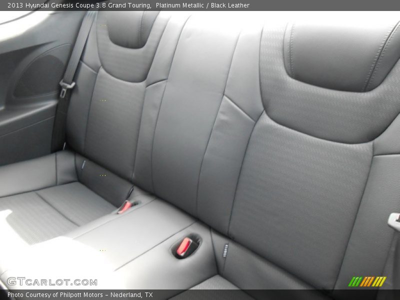 Rear Seat of 2013 Genesis Coupe 3.8 Grand Touring