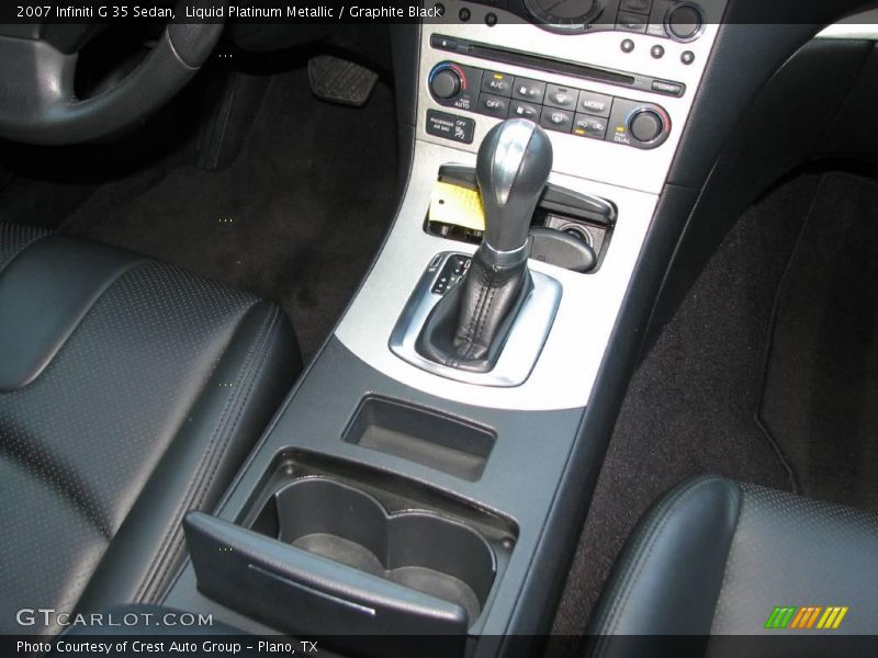 Liquid Platinum Metallic / Graphite Black 2007 Infiniti G 35 Sedan