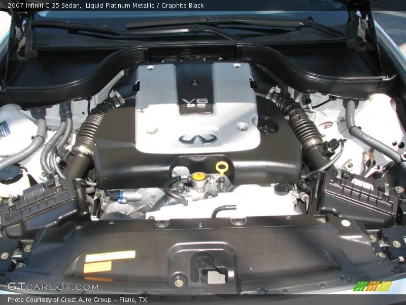 Liquid Platinum Metallic / Graphite Black 2007 Infiniti G 35 Sedan