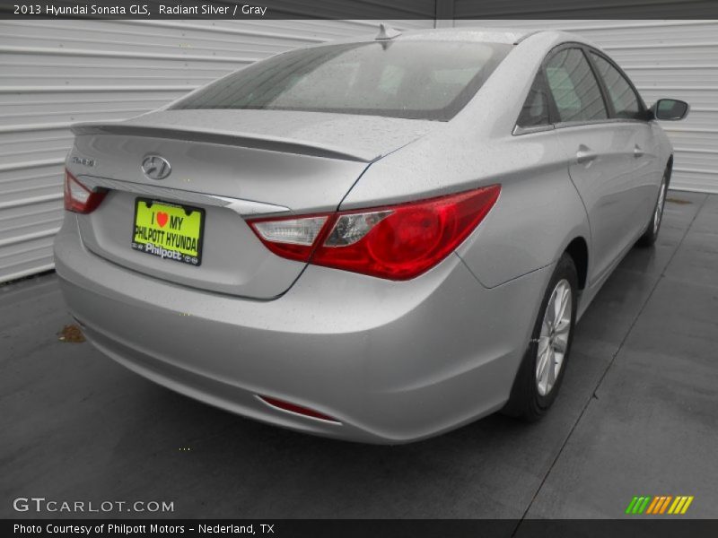 Radiant Silver / Gray 2013 Hyundai Sonata GLS