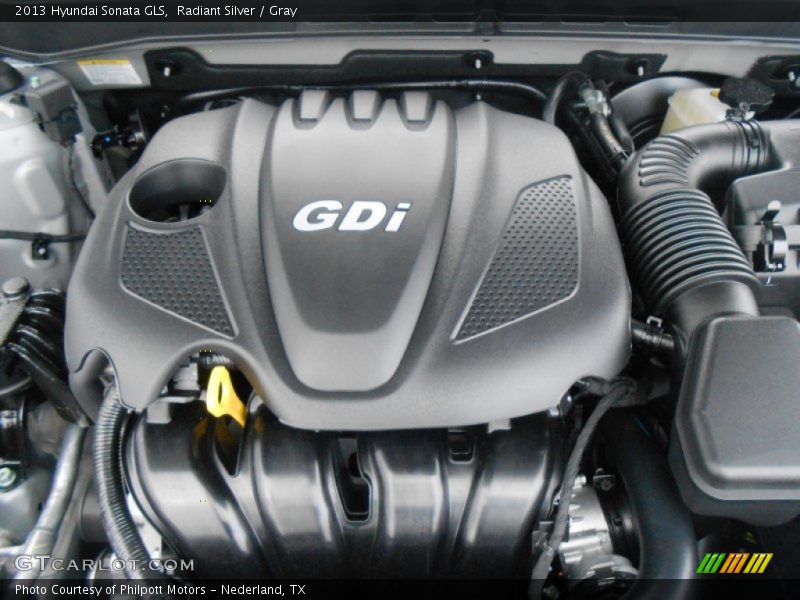 Radiant Silver / Gray 2013 Hyundai Sonata GLS