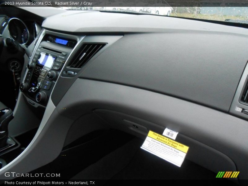 Radiant Silver / Gray 2013 Hyundai Sonata GLS